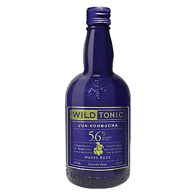 Wild Tonic Hoppy Buzz Kombucha Single 16oz Bottle