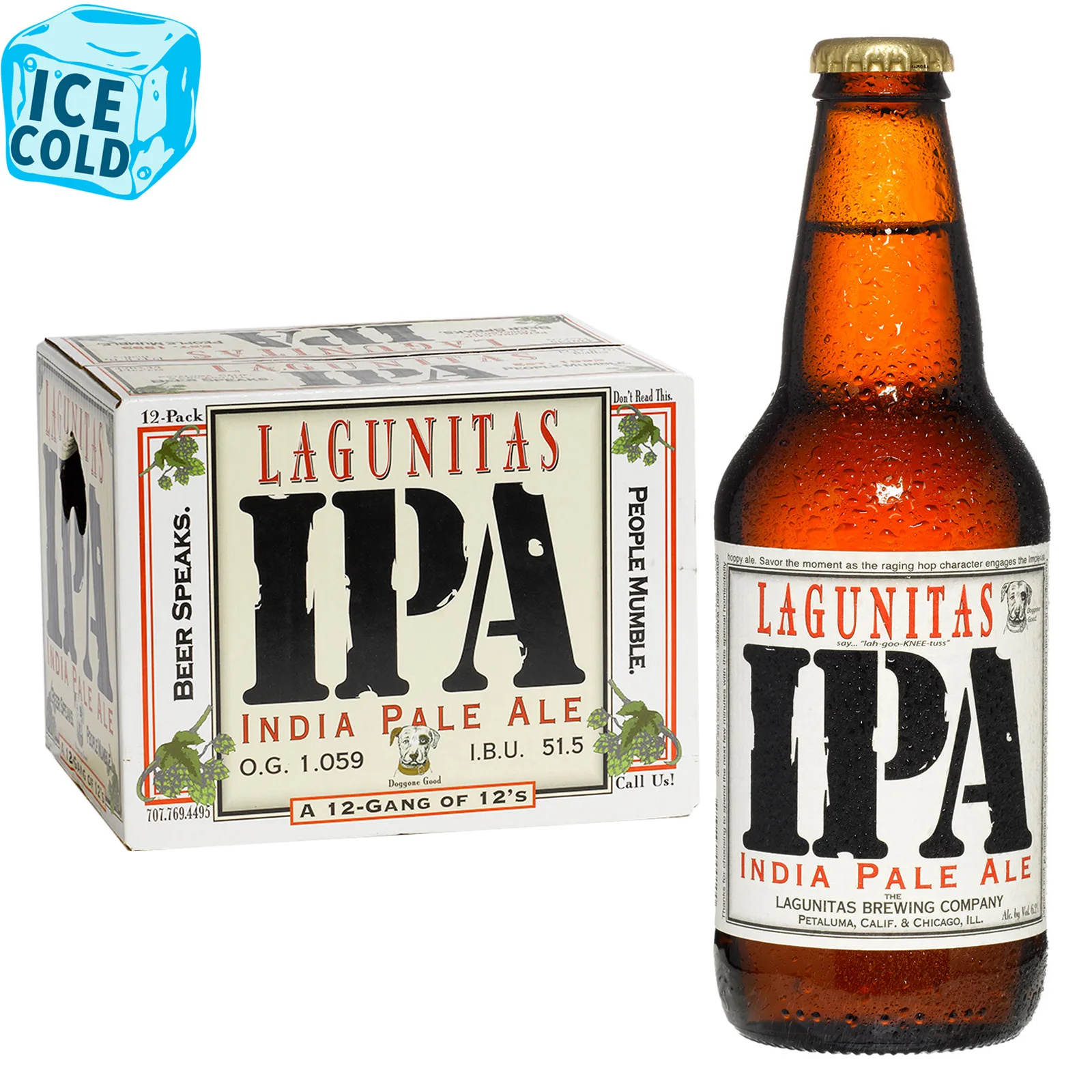 Lagunitas-IPA 12 Pack Bottles