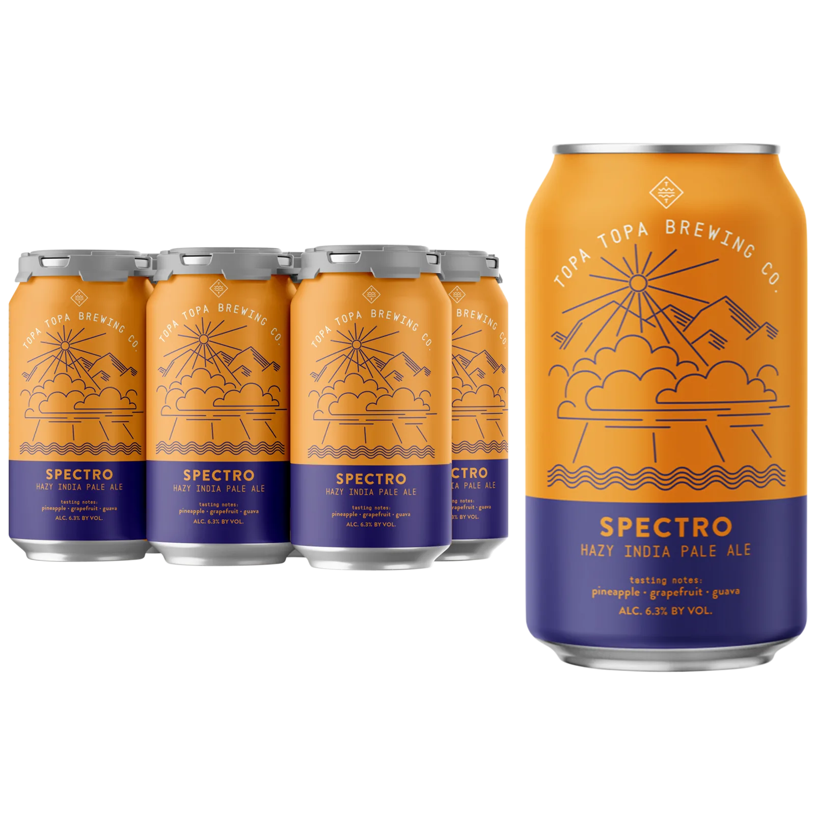 Topa Topa Spectro Hazy IPA 6pk Can 6.3% ABV