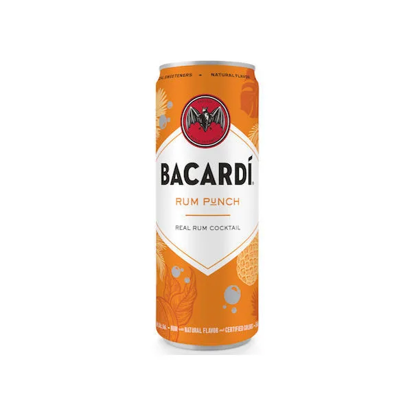 Bacardi Rum Punch Ready To Drink Cocktail 355Ml 4 Pack