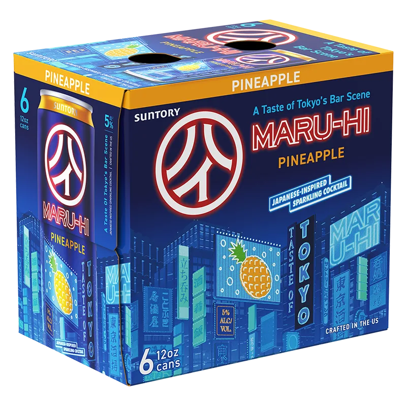 Suntory Maru-Hi Pineapple 6pk 12oz Can