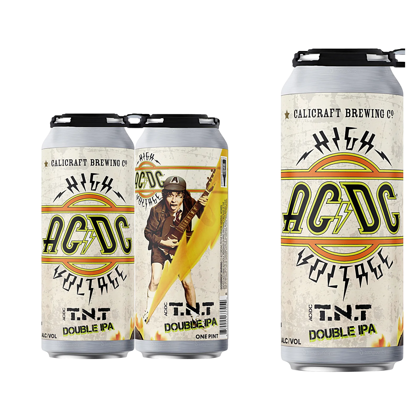 Calicraft Brewing Co. AC/DC TNT Double IPA 4pk 16oz Cans