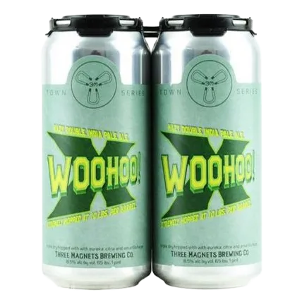 Three Magnets Woohoo! X Triple Dry-Hopped Double IPA (4PKC