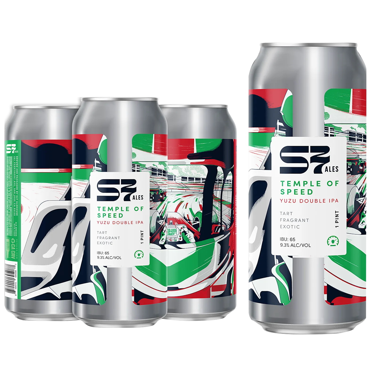 S27 Alehouse & Brewery Temple of Speed Yuzu Double IPA 4pk