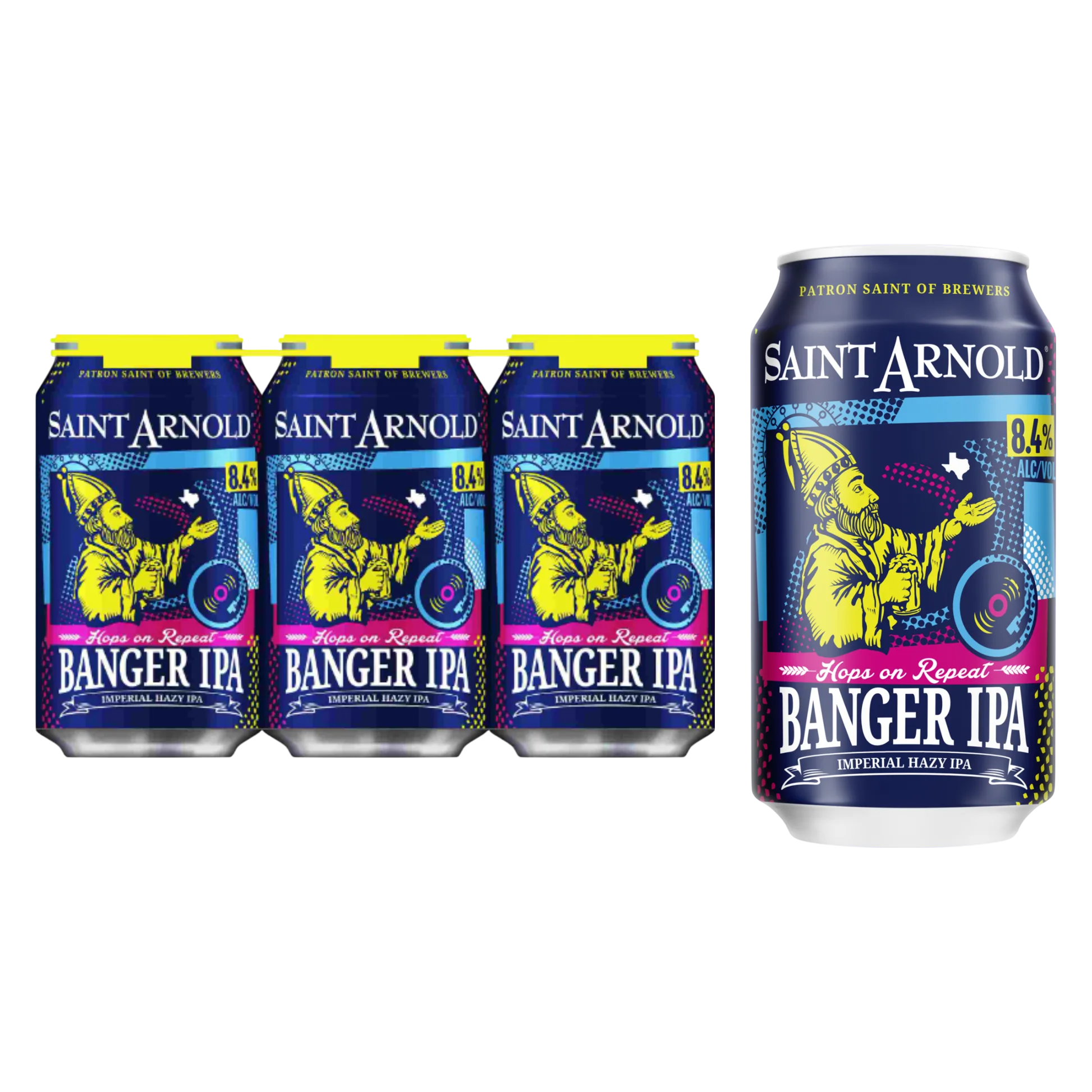 St. Arnold Banger IPA 6pk Can 8.4% ABV