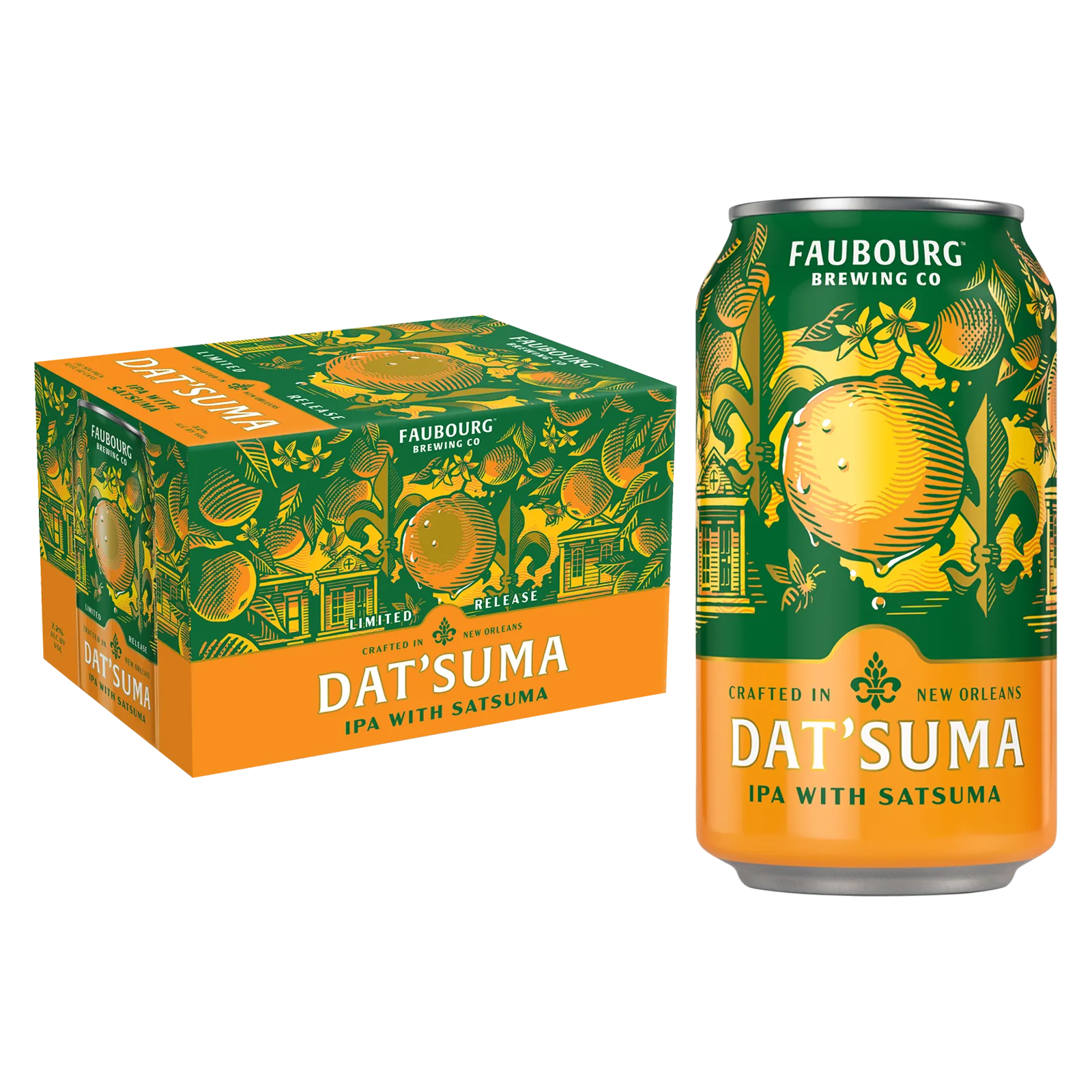 Faubourg DAT'SUMA Satsuma IPA 6pk Can 7.2% ABV
