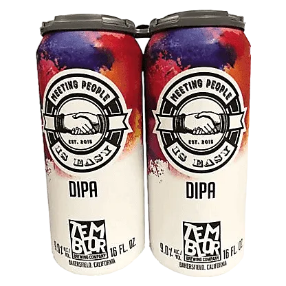 Temblor Brewing Meeting People Is Easy Double IPA 4pk 16oz Can