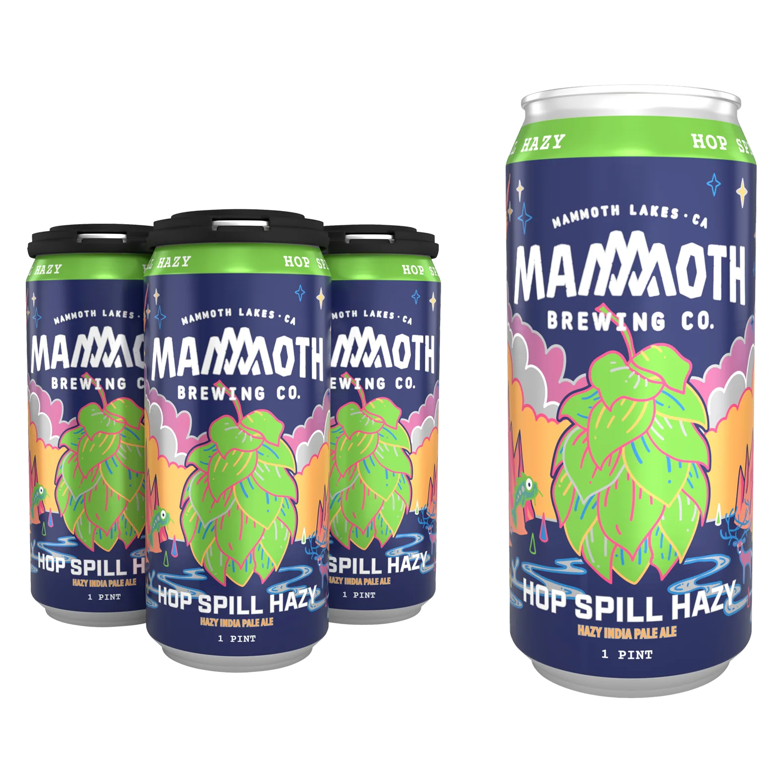 Mammoth Brewing Co. Hop Spill Hazy IPA (4PKC