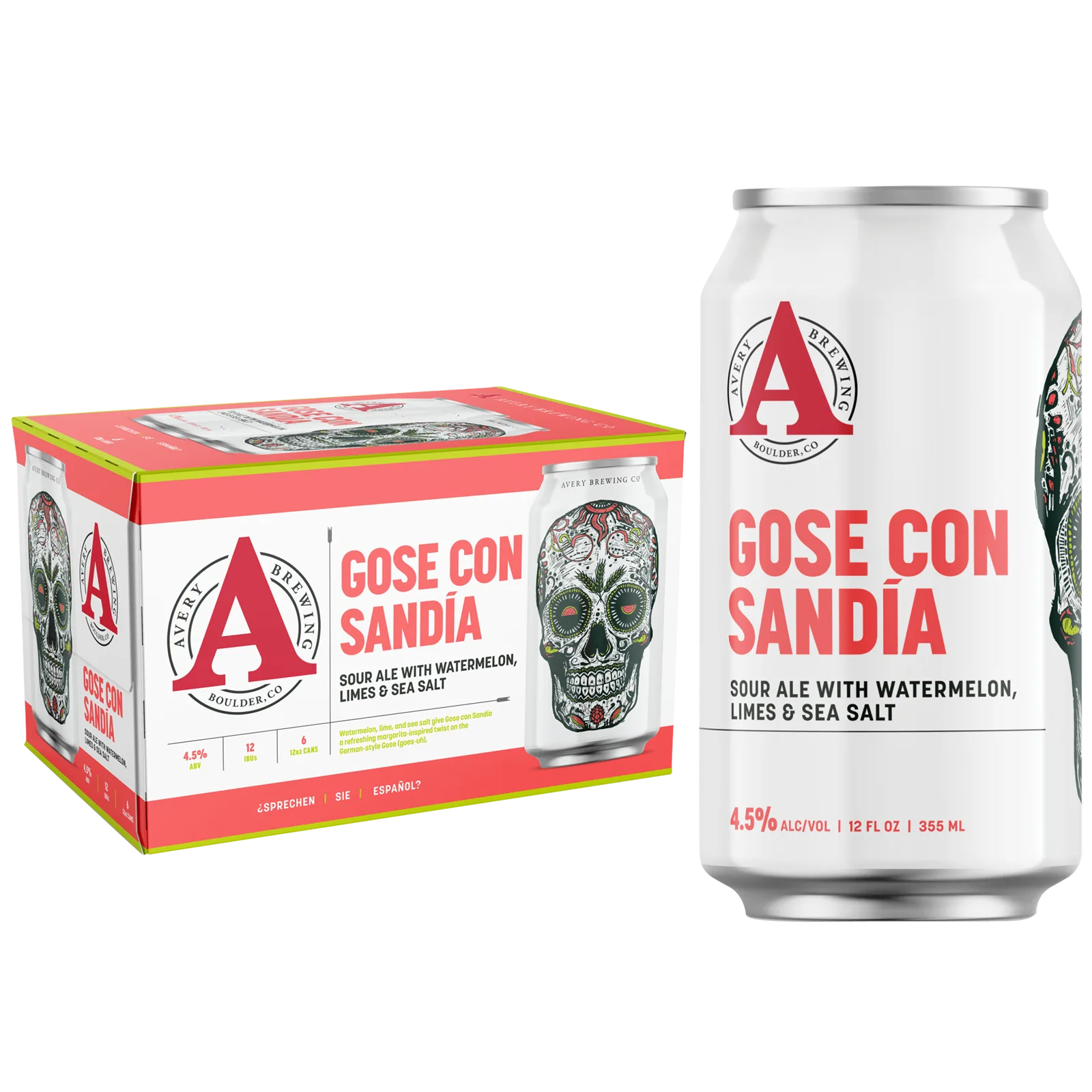 Avery El Gose 6pk Can 4.5% ABV