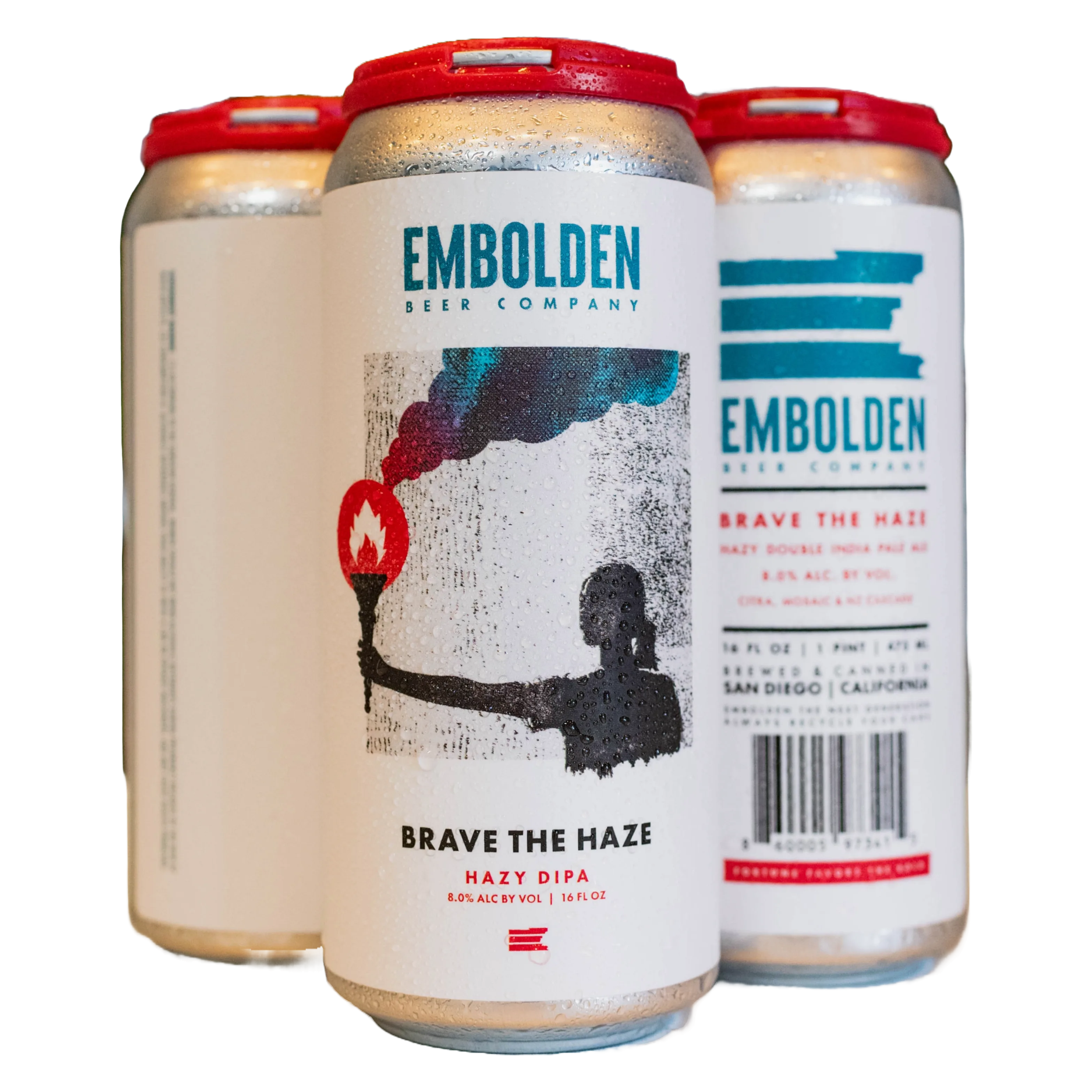 Embolden Beer Co. Brave The Haze Double IPA 4pk