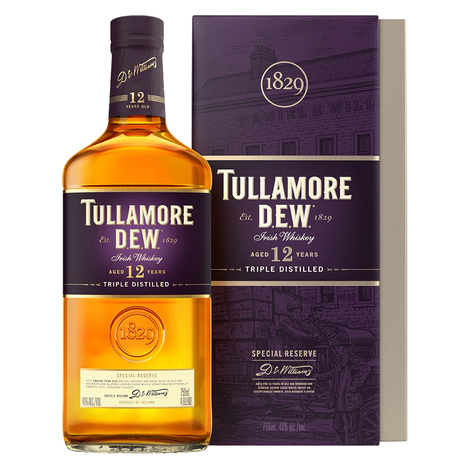 Tullamore D.E.W. 12 Year Irish Whiskey