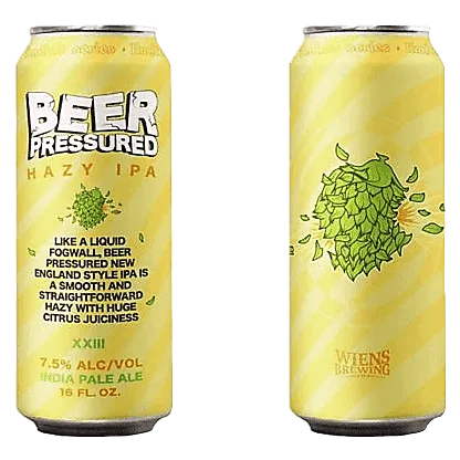 Wiens Beer Pressured Hazy IPA 4pk 16oz Can