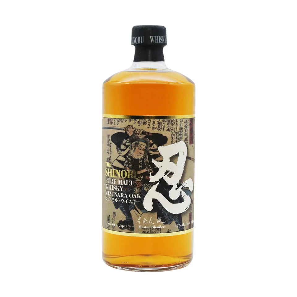 Shinobu Pure Malt Mizunara Oak Finish Japanese Whisky 750Ml