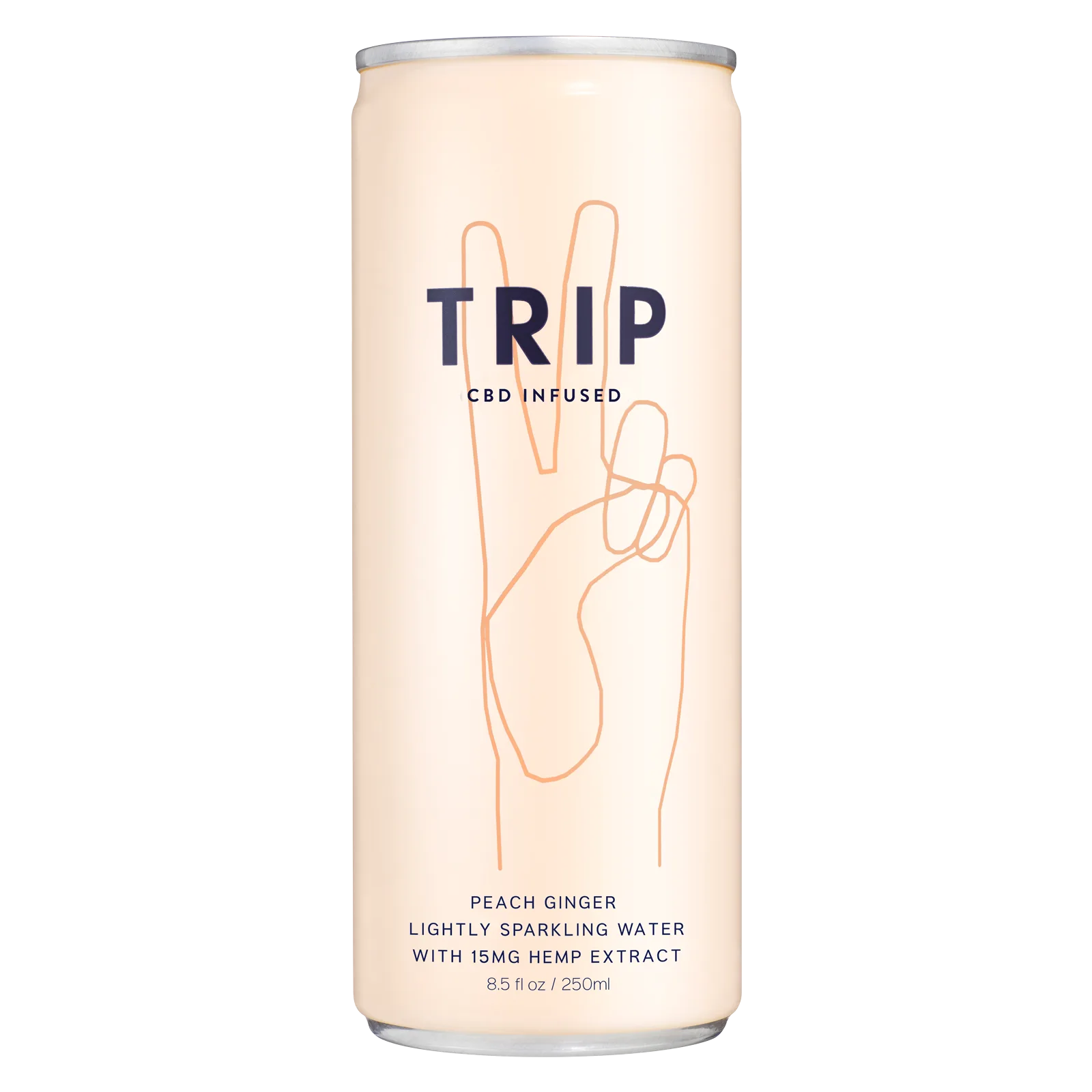 TRIP Peach Ginger CBD Infused Drink 8.5oz Can
