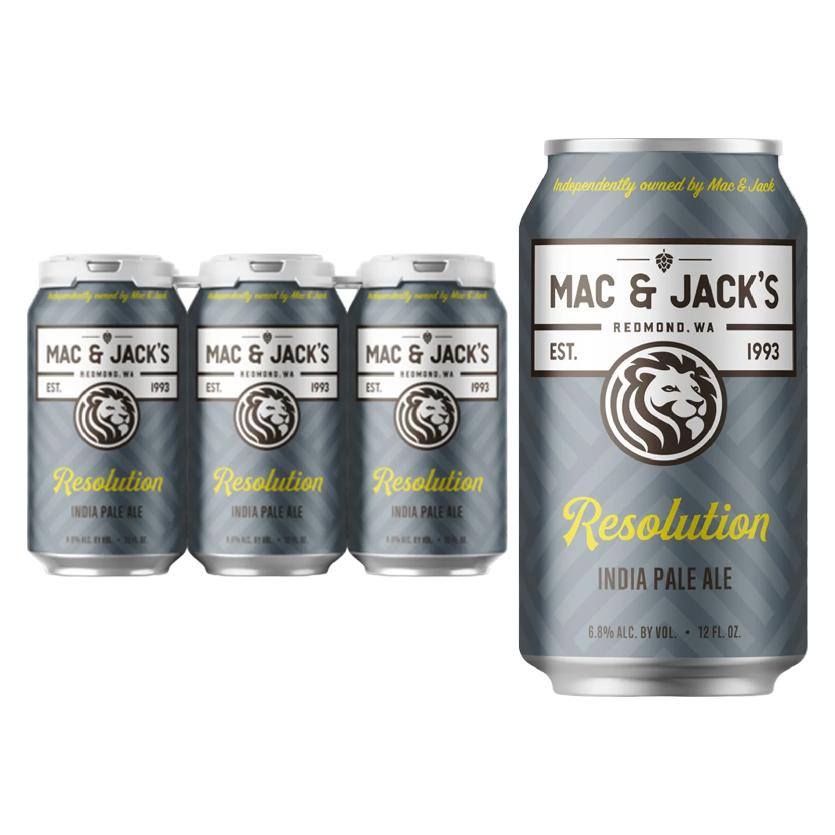 Mac & Jackâs Resolution IPA 6pk Can 6.8% ABV