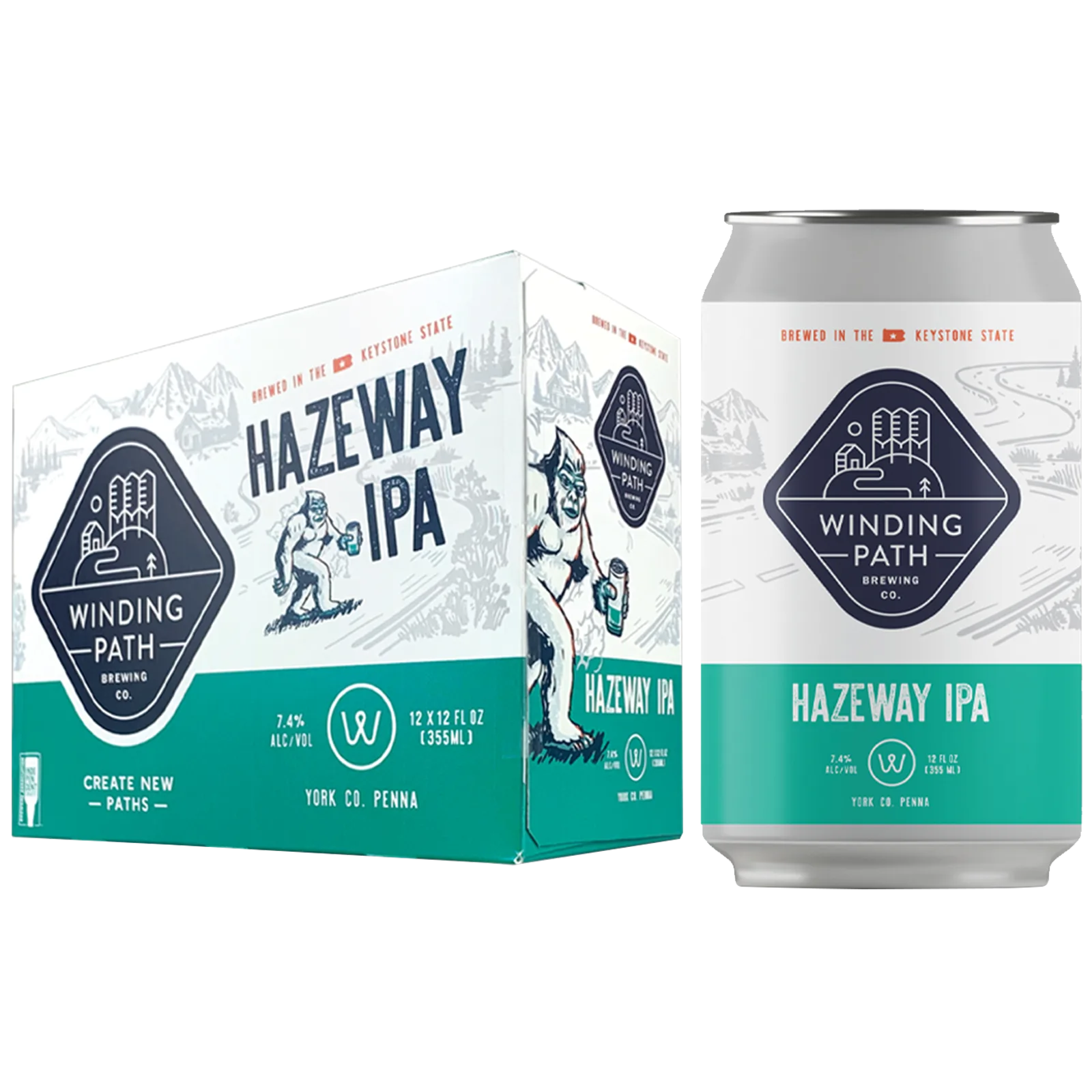 Hazeway IPA 12pk Can 7.4% ABV