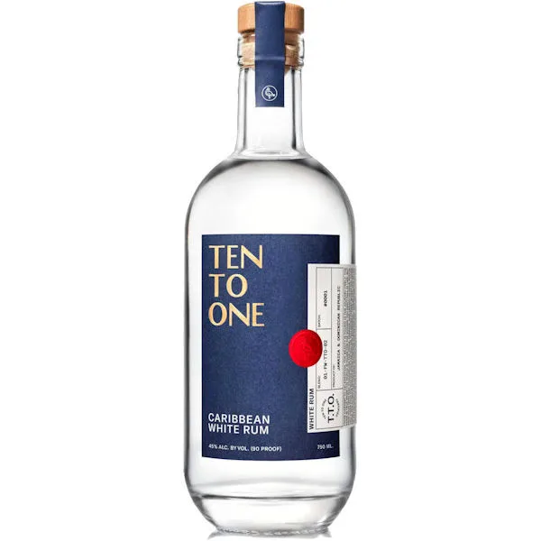 Ten To One Caribbean White Rum 750Ml