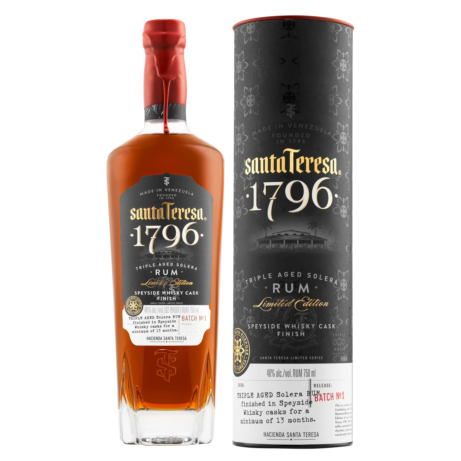 Santa Teresa 1796 Rum Speyside Whisky Cask Finish