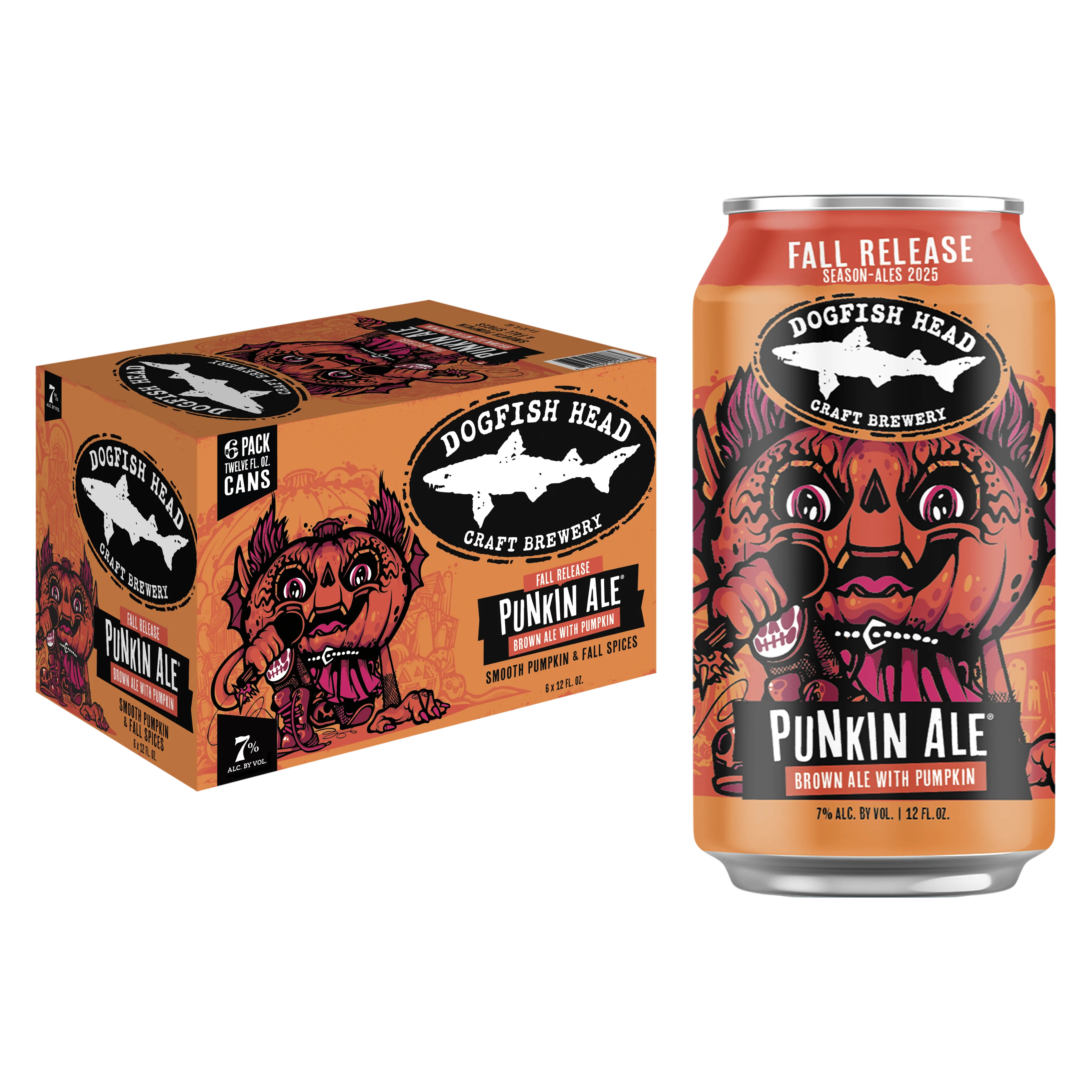Dogfish Head Punkin Ale 6pk Can 7.0% ABV