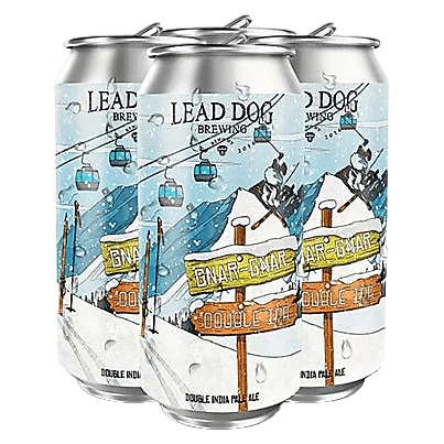 Lead Dog Gnar Gnar Double IPA 4pk 16oz Can