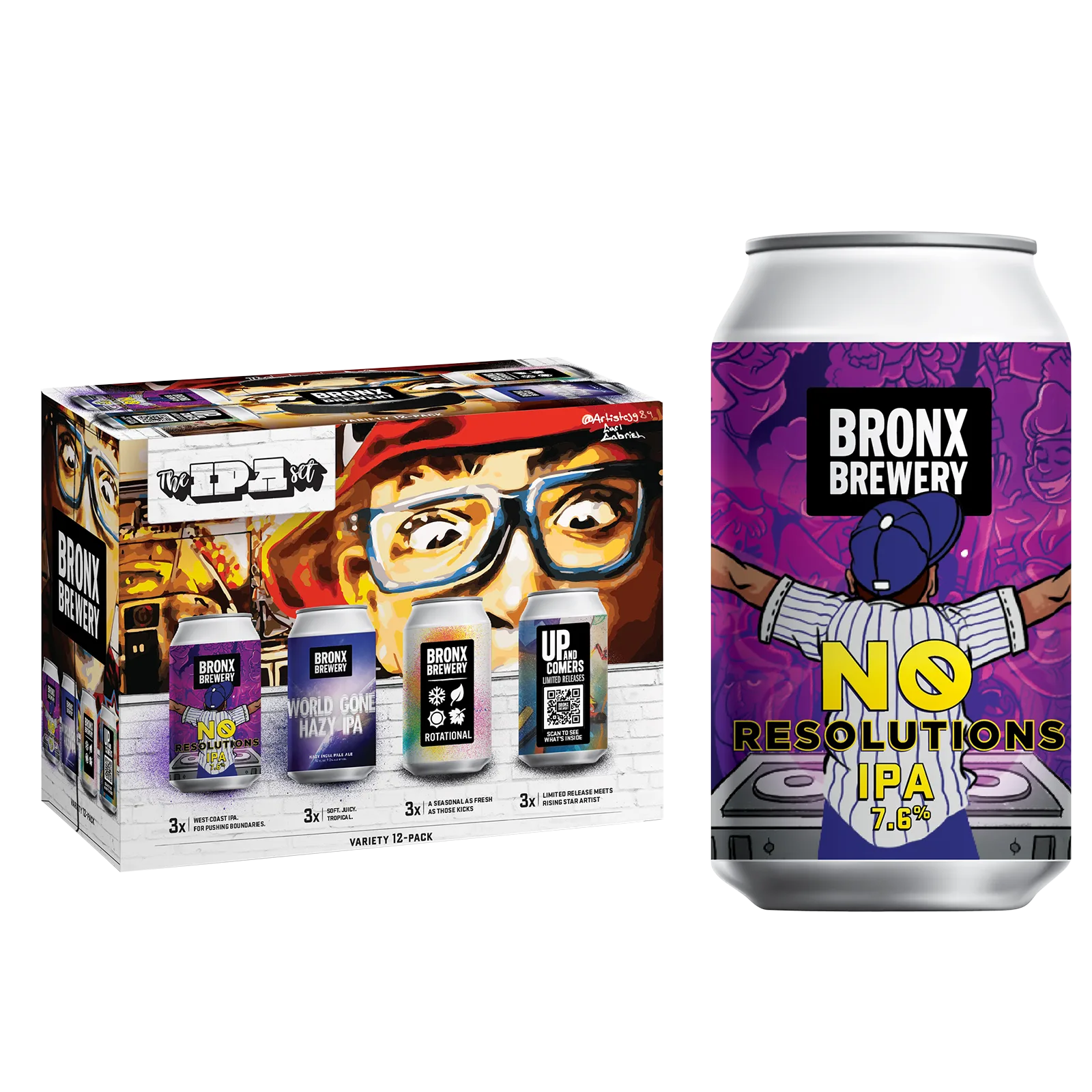 The Bronx Brewery IPA Set 12pk Can Varied ABV