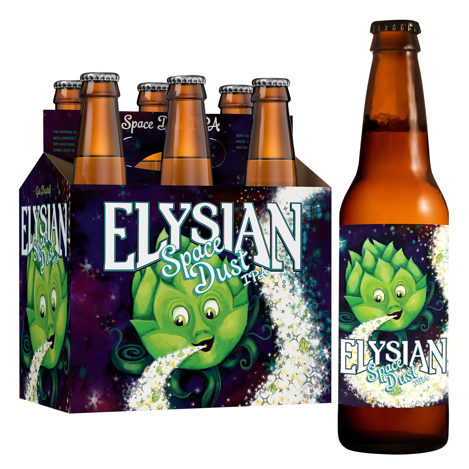 Elysian Space Dust IPA 6pk Btl 8.2% ABV