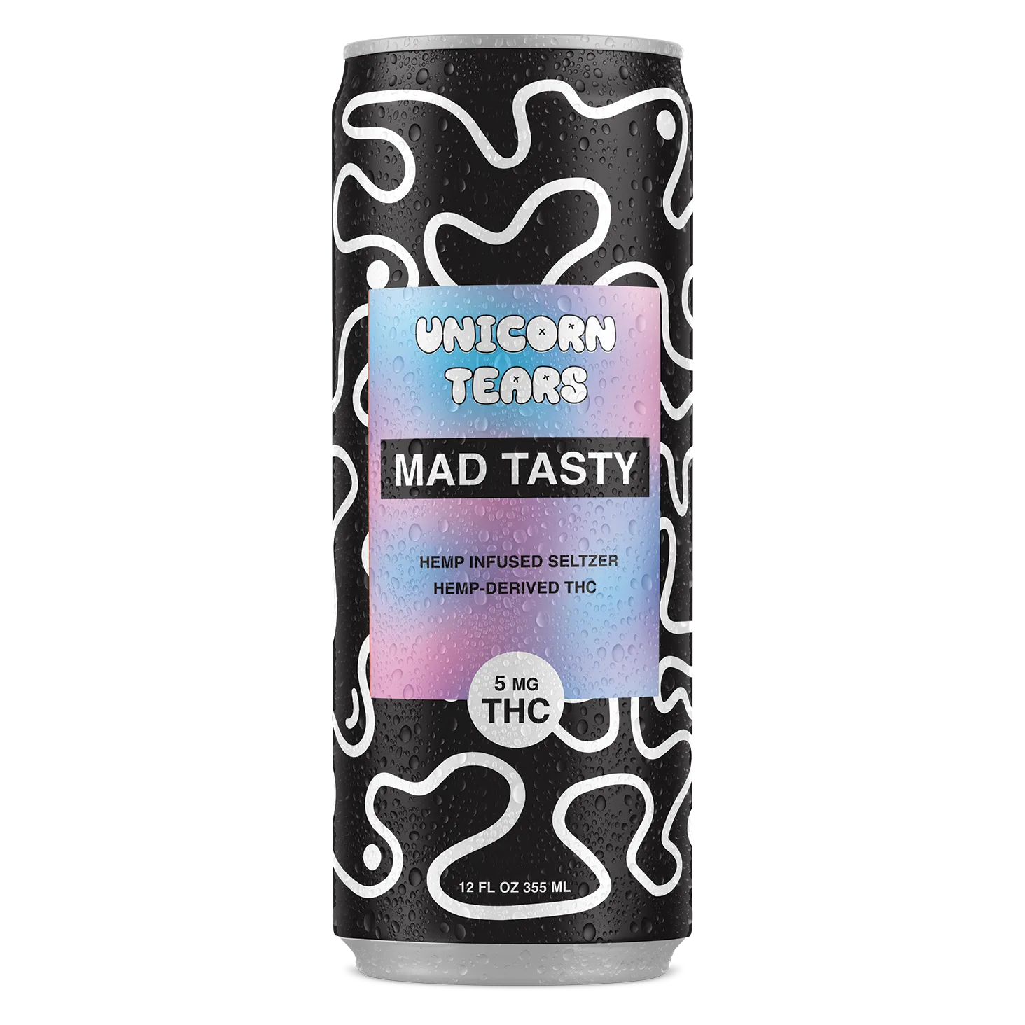 Mad Tasty 5mg THC Unicorn Tears Seltzer Can