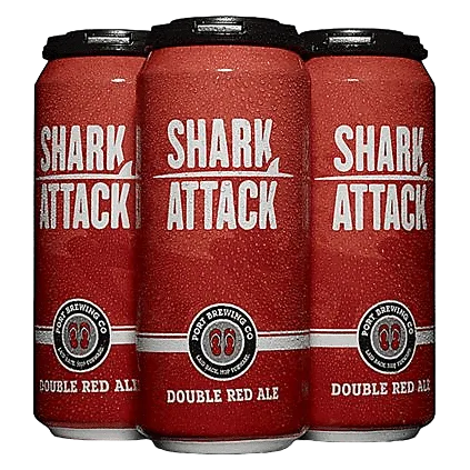 Port Brewing Shark Attack Double Red Ale 4pk 16oz Can