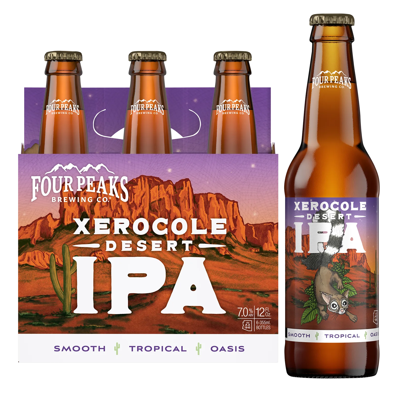 Four Peaks Xerecole IPA 6pk Btl 7.0% ABV