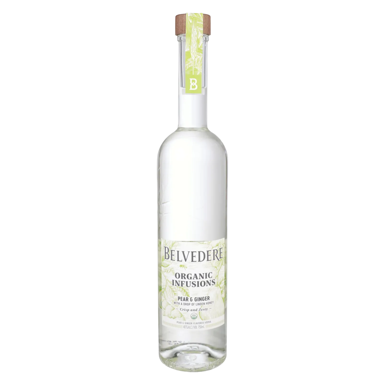 Belvedere Organic Vodka Infused With Pear, Ginger, And Honey