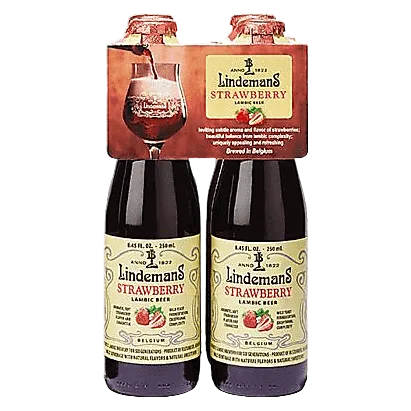 Lindemans Lambic Strawberry 4pk 8.5oz Btl
