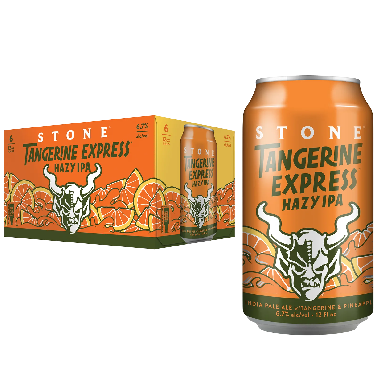 Stone Brewing Tangerine Express Hazy IPA 6pk Can 6.7% ABV