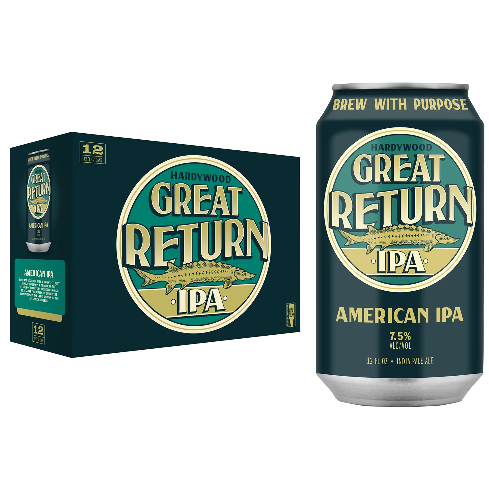 Hardywood Great Return IPA 12pk Can 7.5% ABV