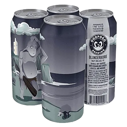 Ogopogo Brewing Blunderbore Hazy Imperial IPA 4pk 16oz Can