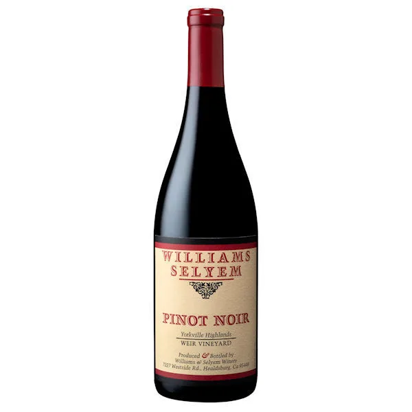 Williams Selyem Weir Vineyard Yorkville Highlands Pinot Noir 2019