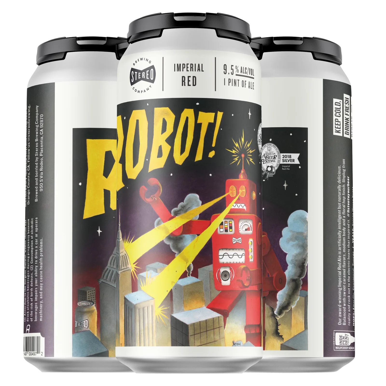 Stereo Brewing Robot Imperial Red 4pk