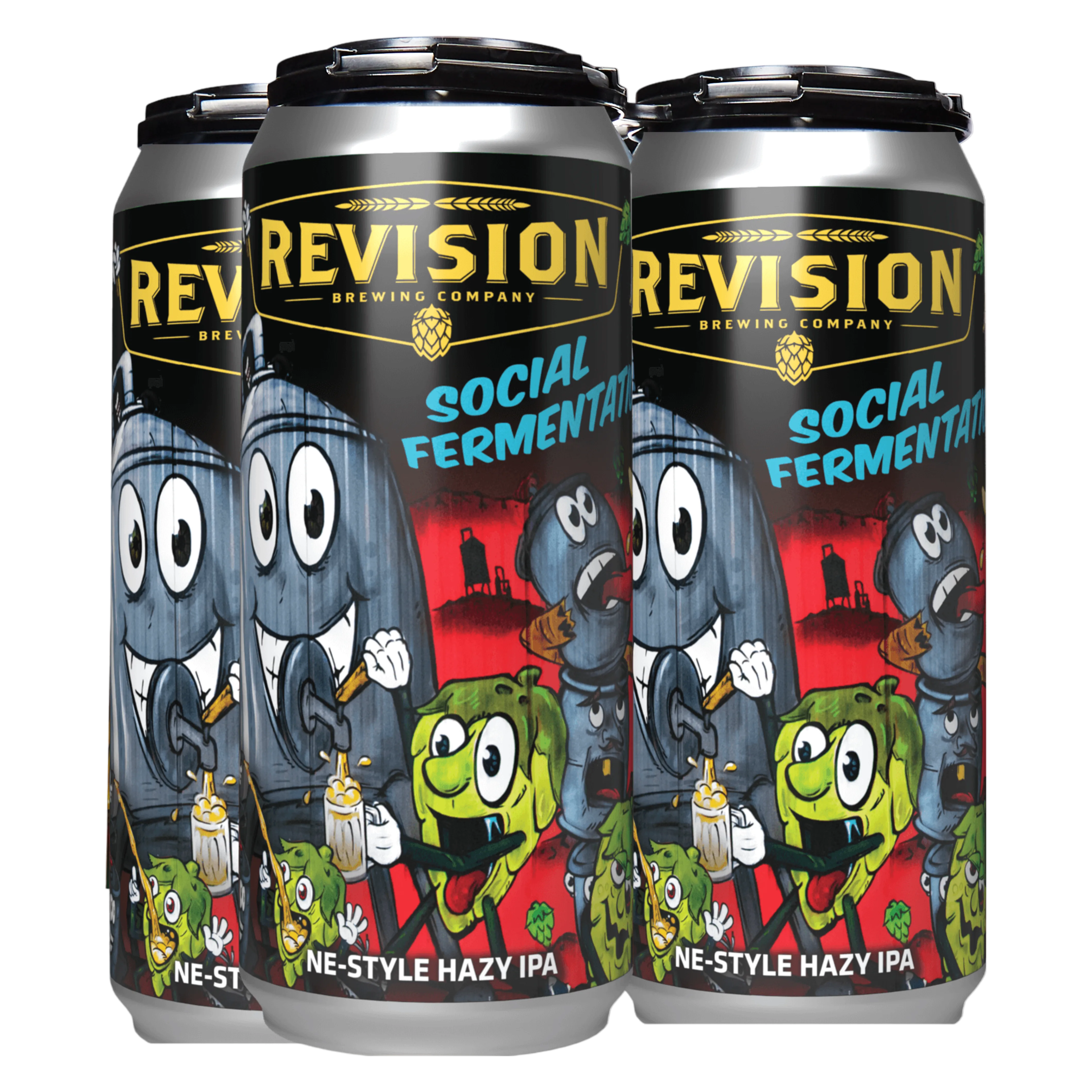Revision Brewing Hazy IPA Series 4pk 16oz Can