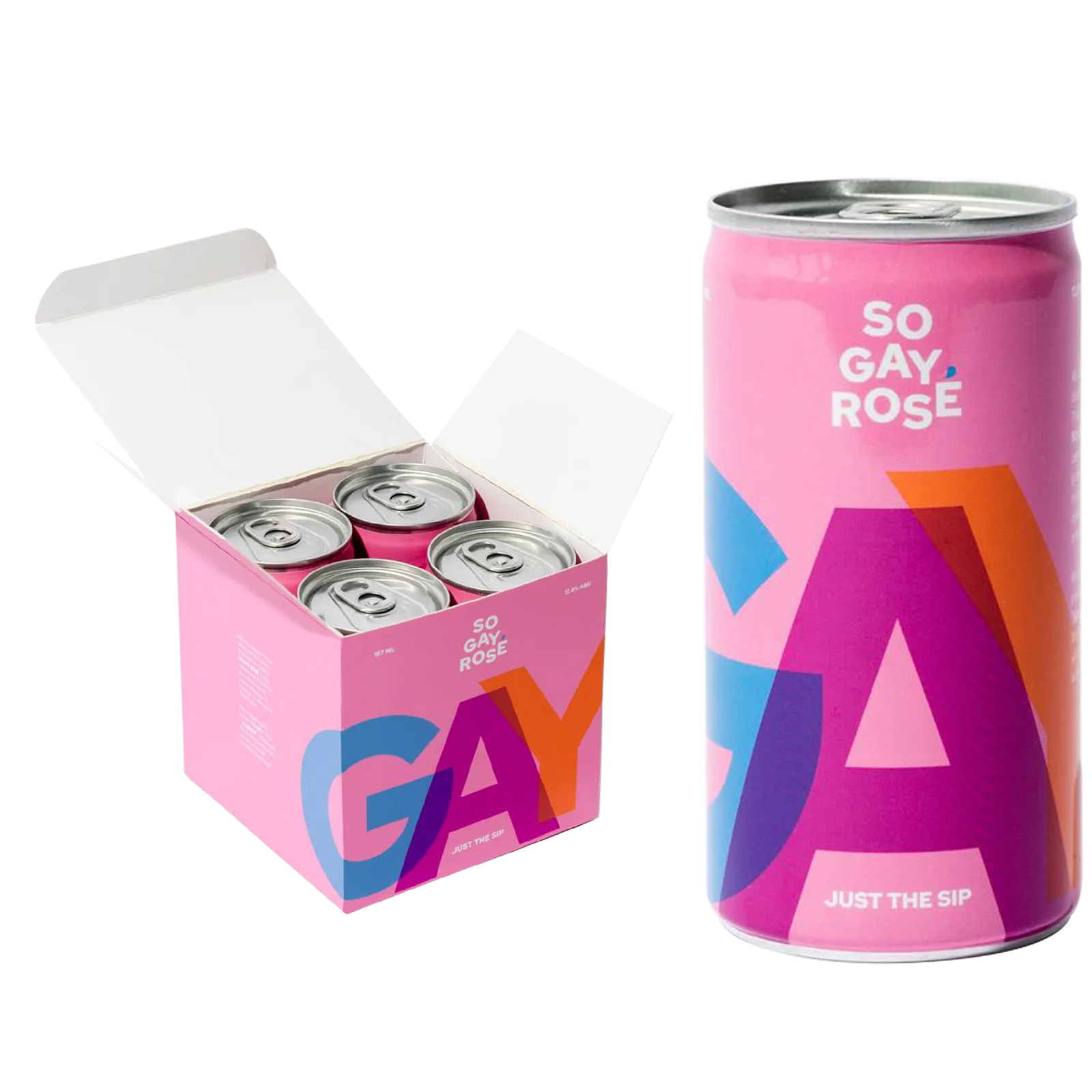 So Gay Rosé Sparkling Rosé 4pk Can