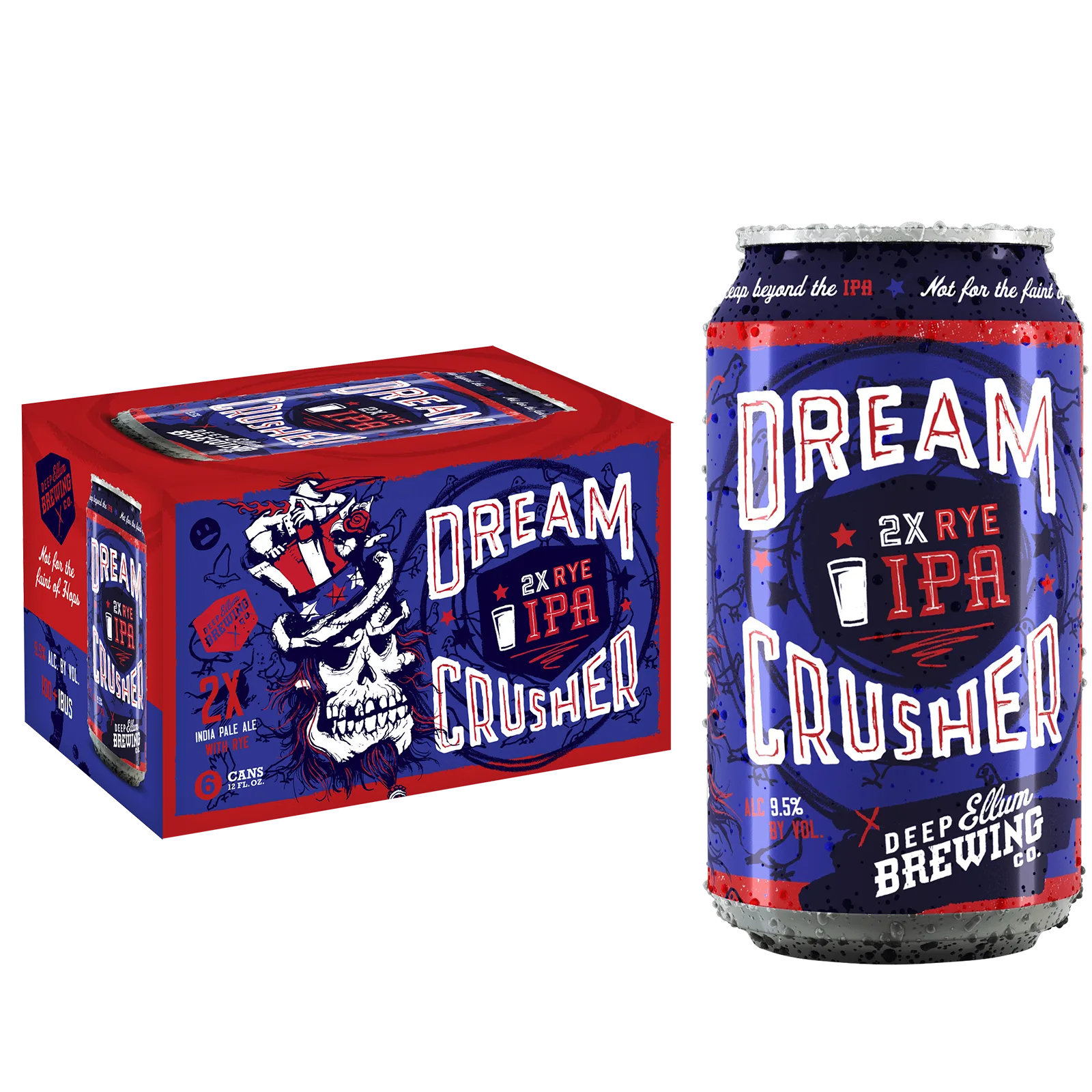Dream Crusher Double IPA 6pk can 9.5% ABV
