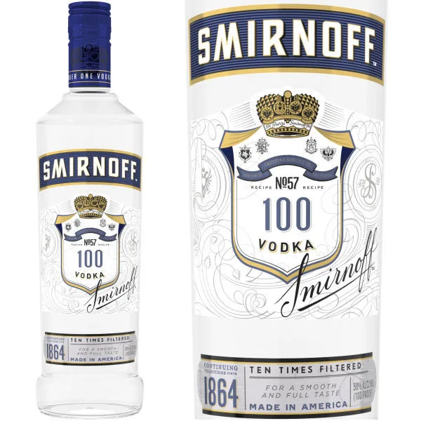 Smirnoff 100 Proof Vodka 750Ml