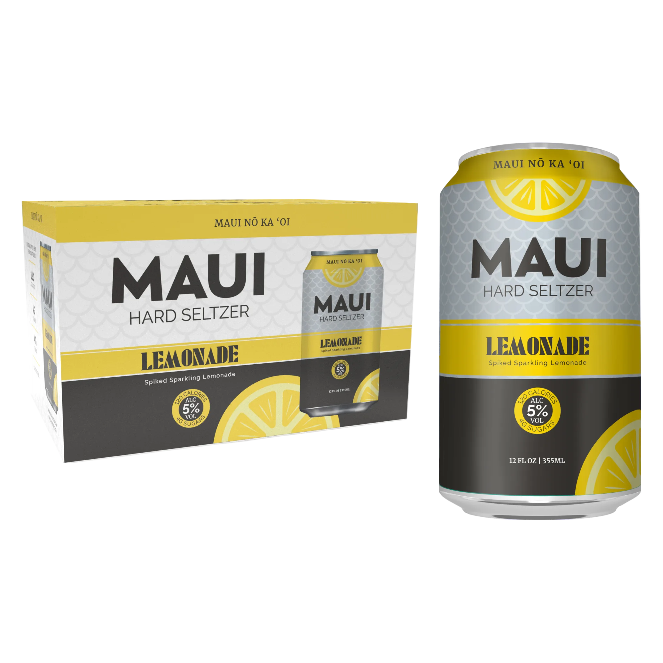 Maui Seltzer Lemonade 6pk 12oz Cans