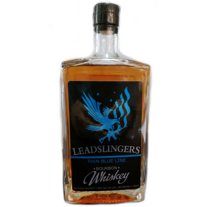 Leadslingers Thin Blue Line Bourbon Whiskey 750Ml