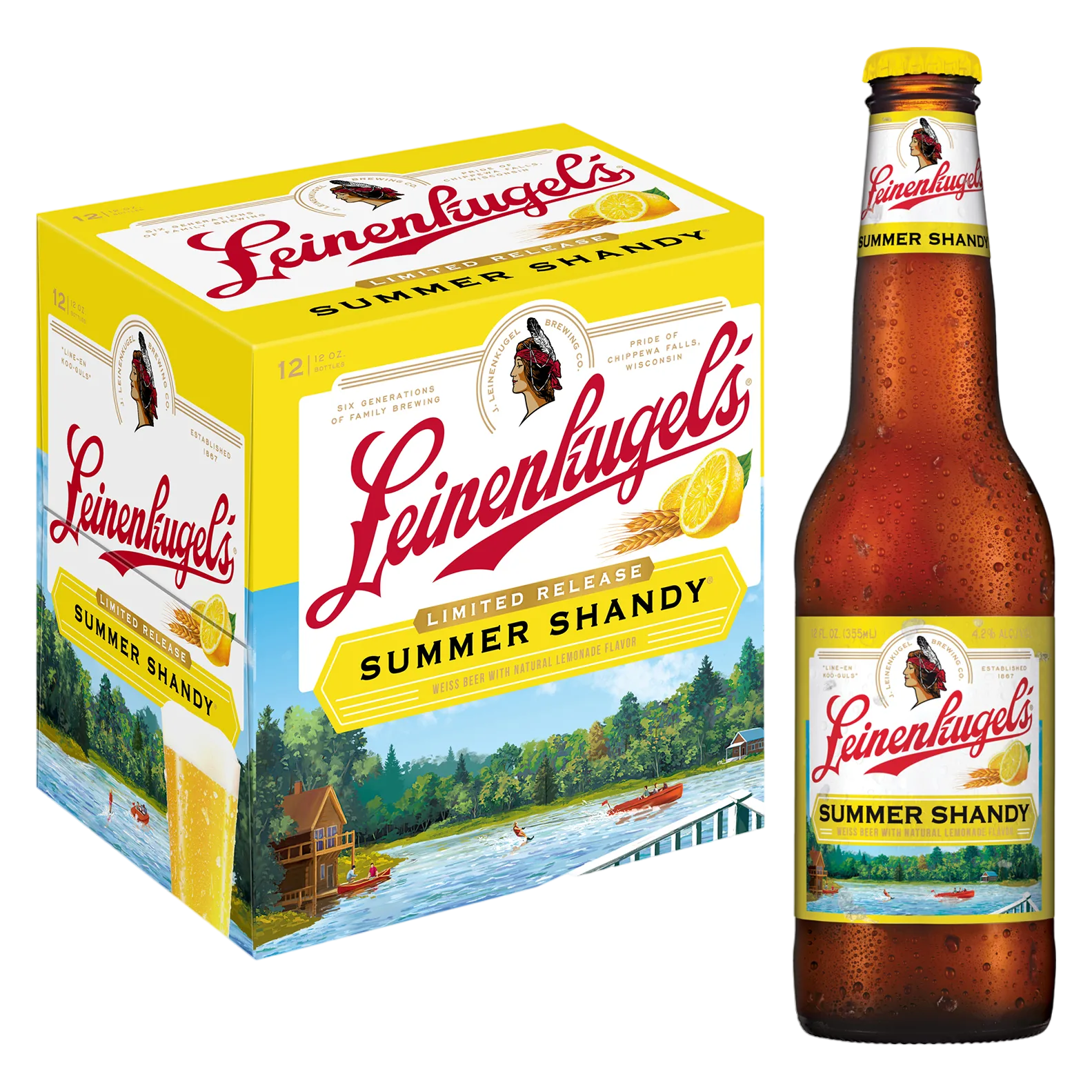 Leinenkugel's Summer Shandy 12pk Btl 4.2% ABV