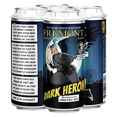 Fremont Brewing Dark Heron IPA (4PKC