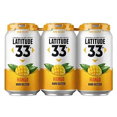 Latitude 33 Mango Hard Seltzer (6PKC 12 OZ)