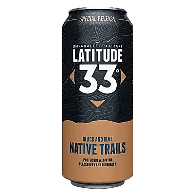 Latitude 33 Native Trail Porter 4pk 16oz Can