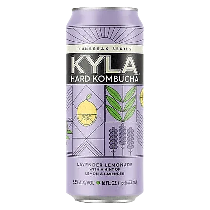 KYLA Hard Kombucha Sunbreak Lavender Lemonade Single 16oz Can