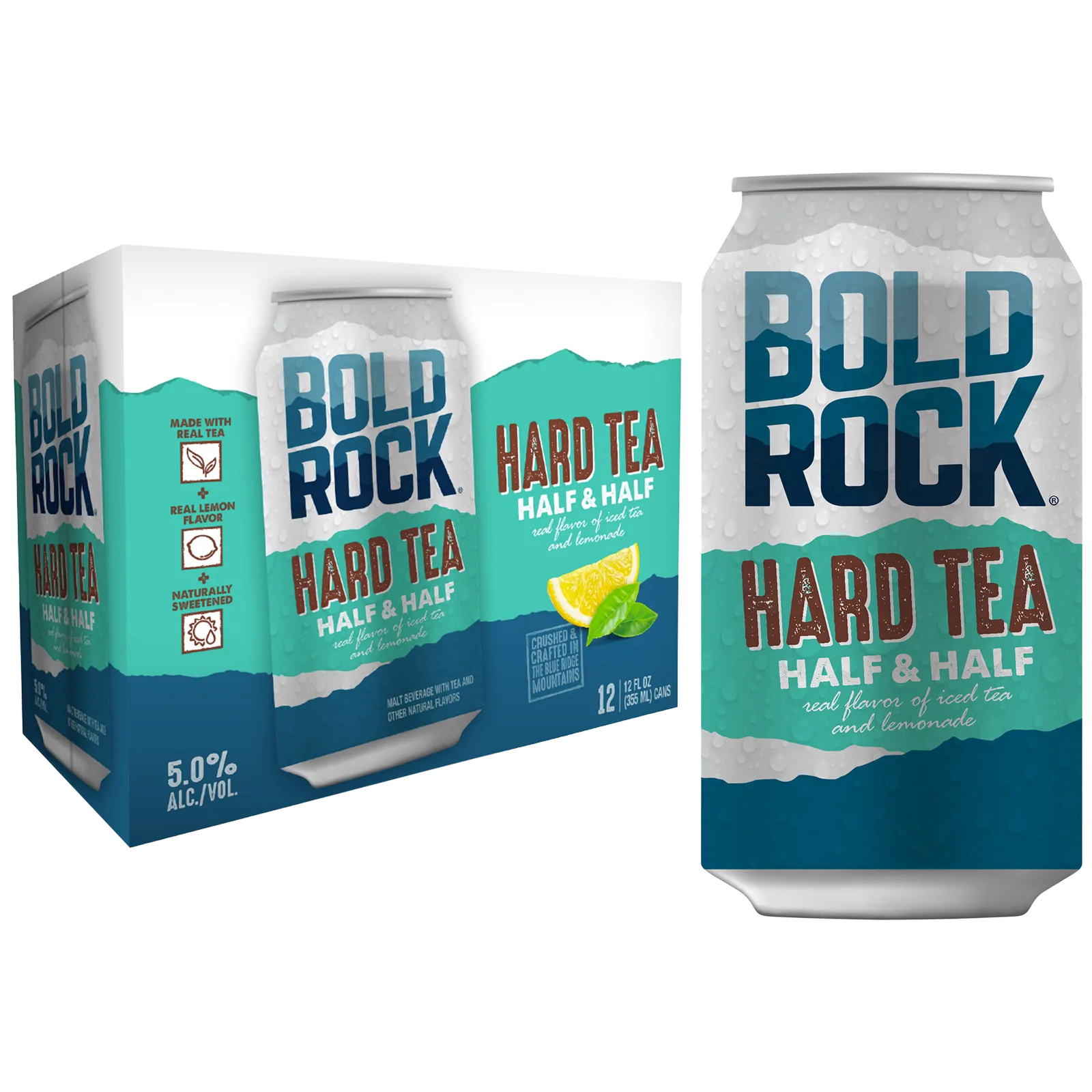 Bold Rock Hard Tea Half and Half 12pk 12oz Can 5.0% ABV