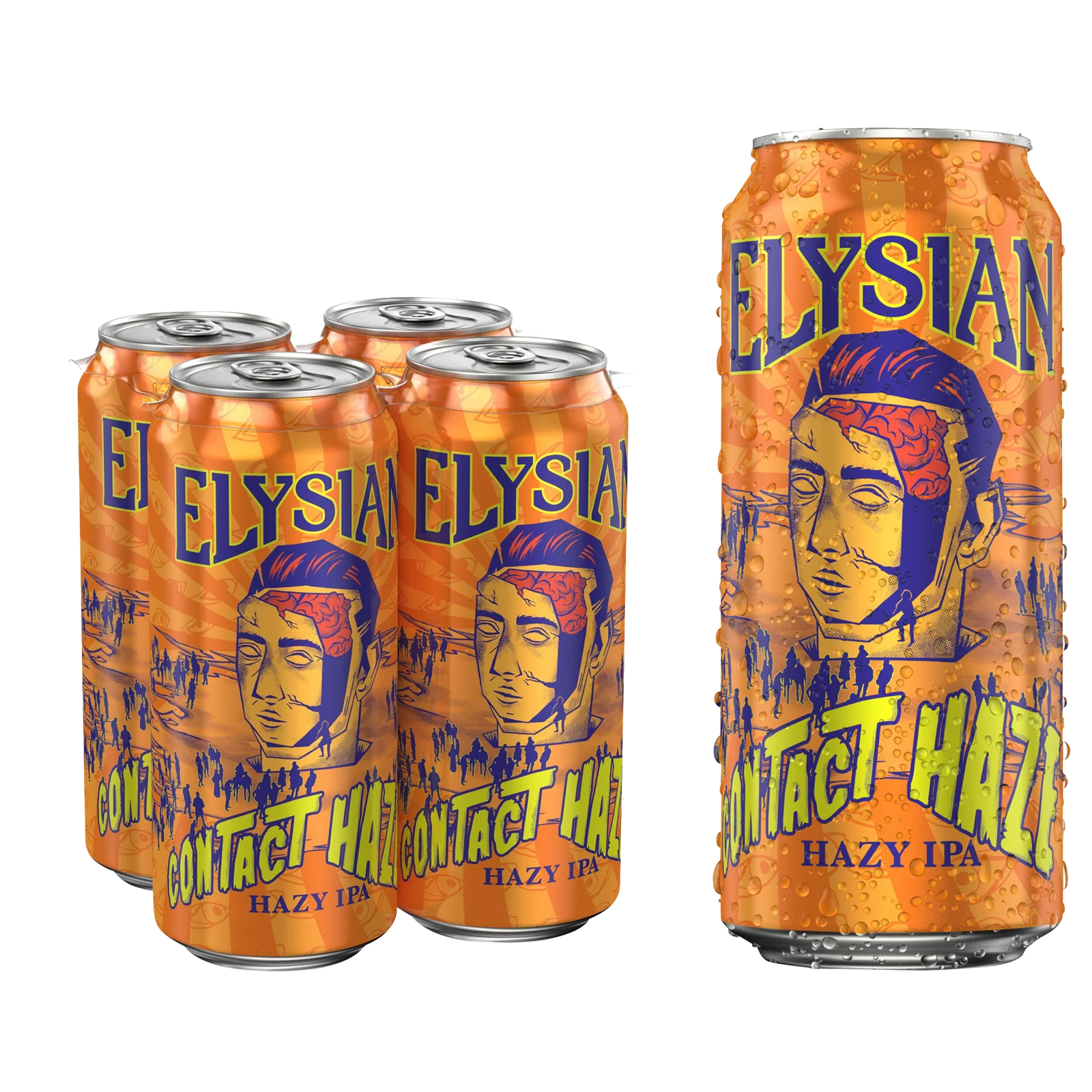 Elysian Brewing Contact Haze IPA 4pk 16oz Can