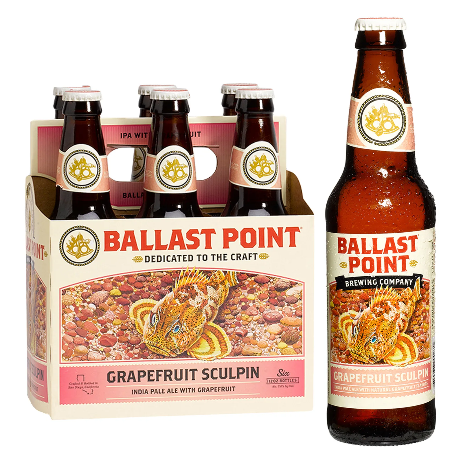 Do Not Use DNU Ballast Point Grapefruit Sculpin 6 Pack